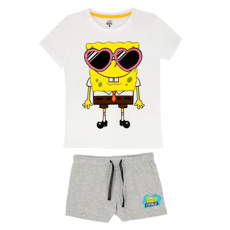 NICKELODEON - PIJAMA TEENS BOB ESPONJA