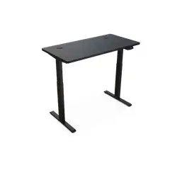 UPLIFT - Escritorio Eléctrico Regulable - Cubierta Negra 120x60cm + Base Negra