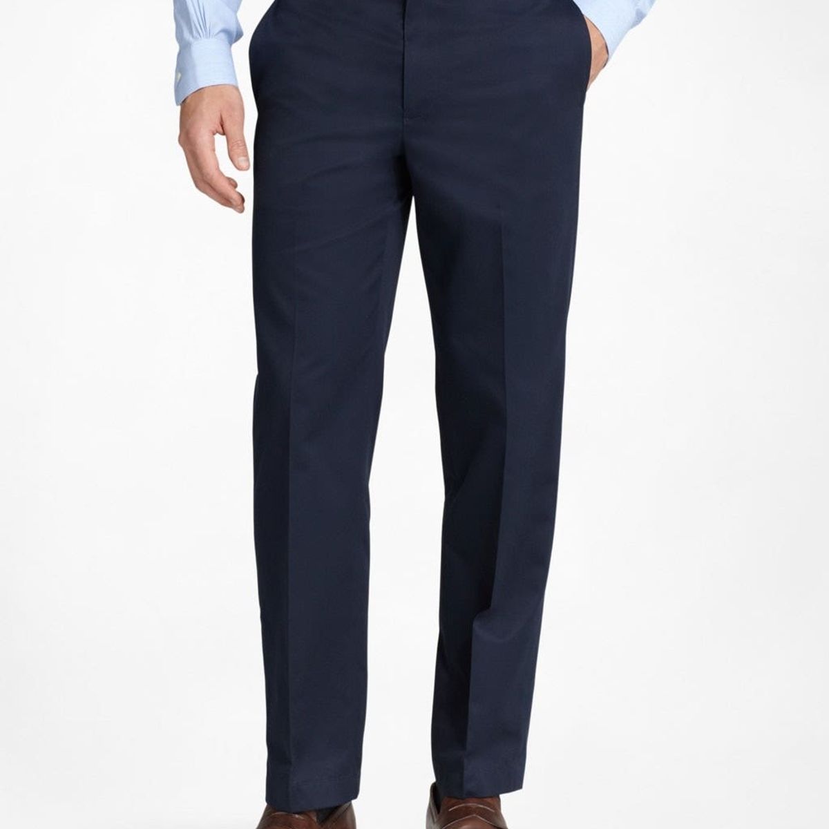 BROOKS BROTHERS - Pantalon Hombre Slim Fit Advantage Chinos Azul