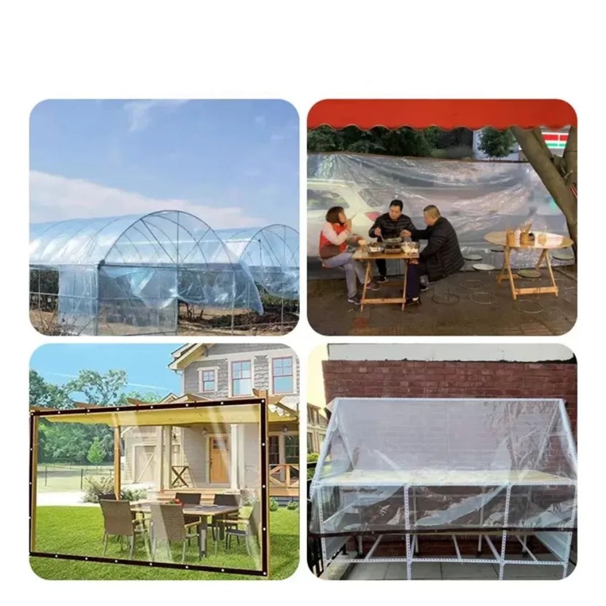 MUNDO MAGIA - Lonas Transparentes Resistentes Impermeables 2mx9m