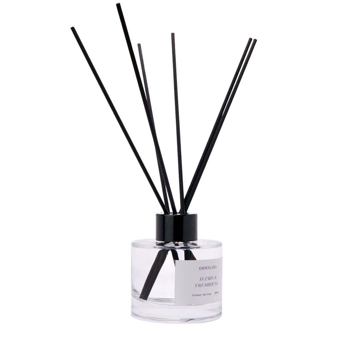 GENERICO - Aromatizante Difusor de Varillas Jazmín y Frambuesa  100 ml  - Esencia Azul