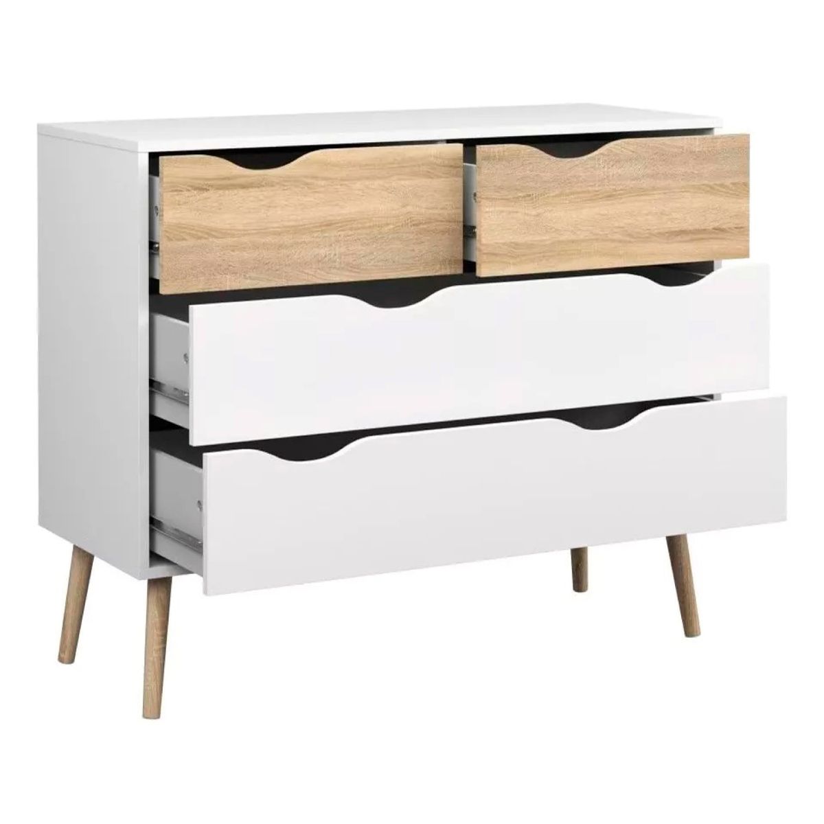 HABITA2 CHILE - COMODA NORDICA BICOLOR