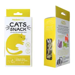 MARBEN PETS - Galletas Cats Snack Sabor Conejo y Hierba Gatera Gato 80gr
