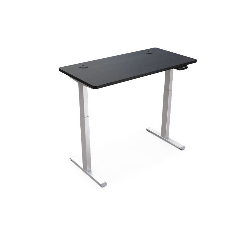 UPLIFT - Escritorio Eléctrico Regulable UpLift - Cubierta Negra 160x70 cm + Base Blanca