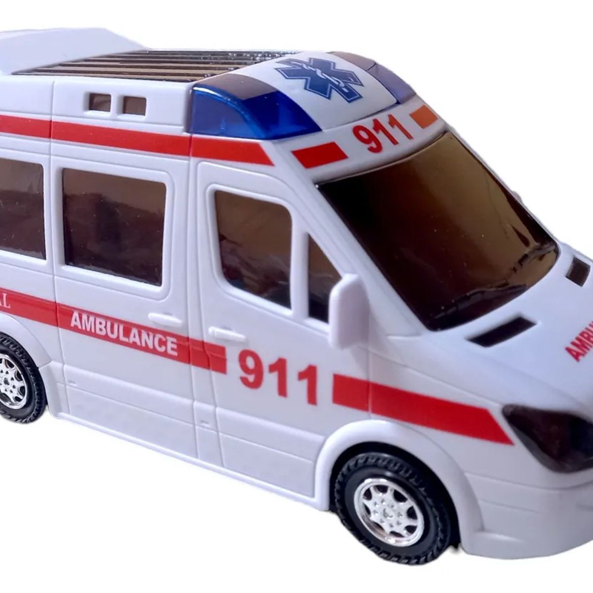 GENERICO - Juguete Auto Ambulancia Camión De Emergencia Con Sonido Luz