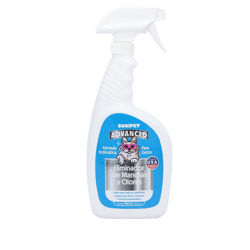 SUNIPET - Spray Sunienzimatico Manchas y Olores Gato 946ml