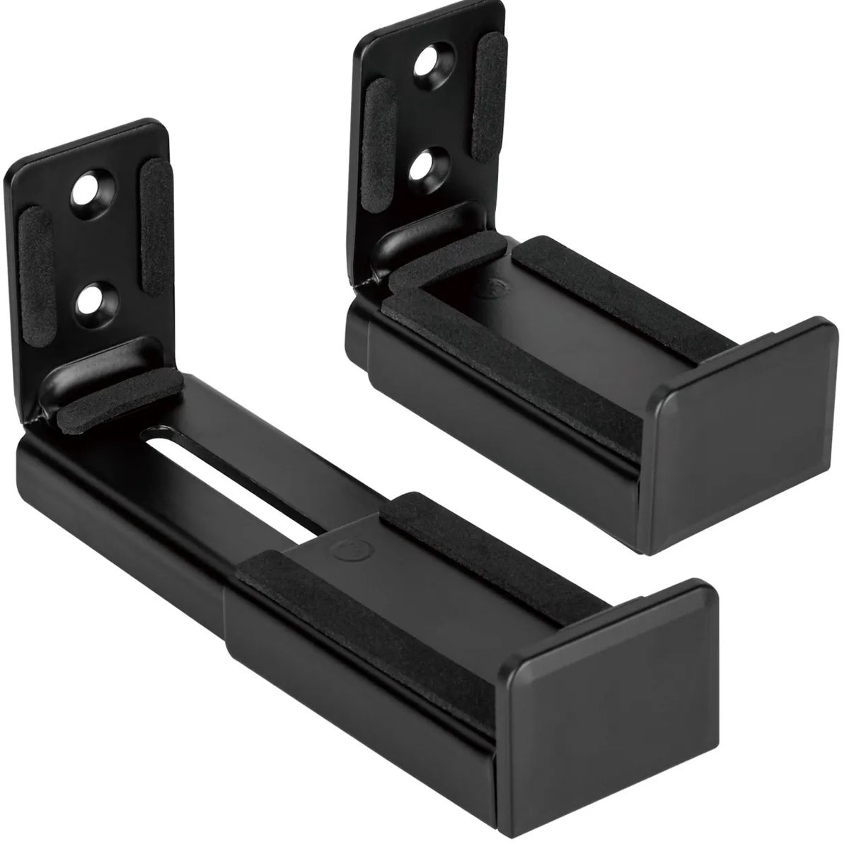 GENERICO - SOPORTE SOUNDBAR BARRA DE SONIDO A MURO 2 UNI NEGRO