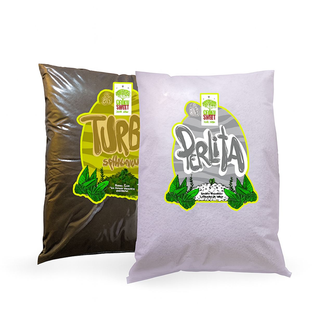 GROW SWEET - Sustrato Mezcla Premium 80L Sustrato Ligero y Aireado