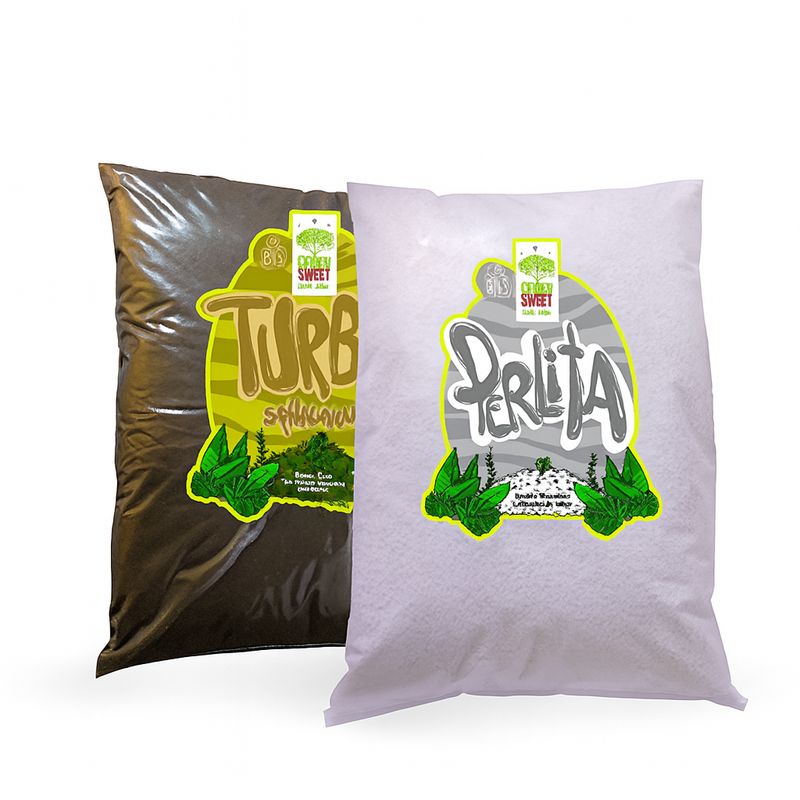 GROW SWEET - Sustrato Mezcla Premium 80L Sustrato Ligero y Aireado