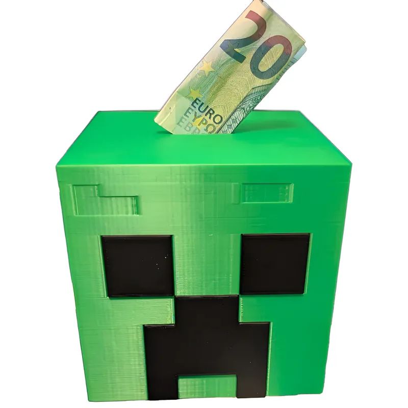 GENERICO - Alcancía - Creeper Minecraft