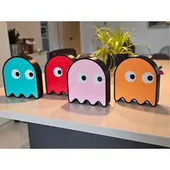GENERICO - Alcancía - Fantasma PacMan Naranja