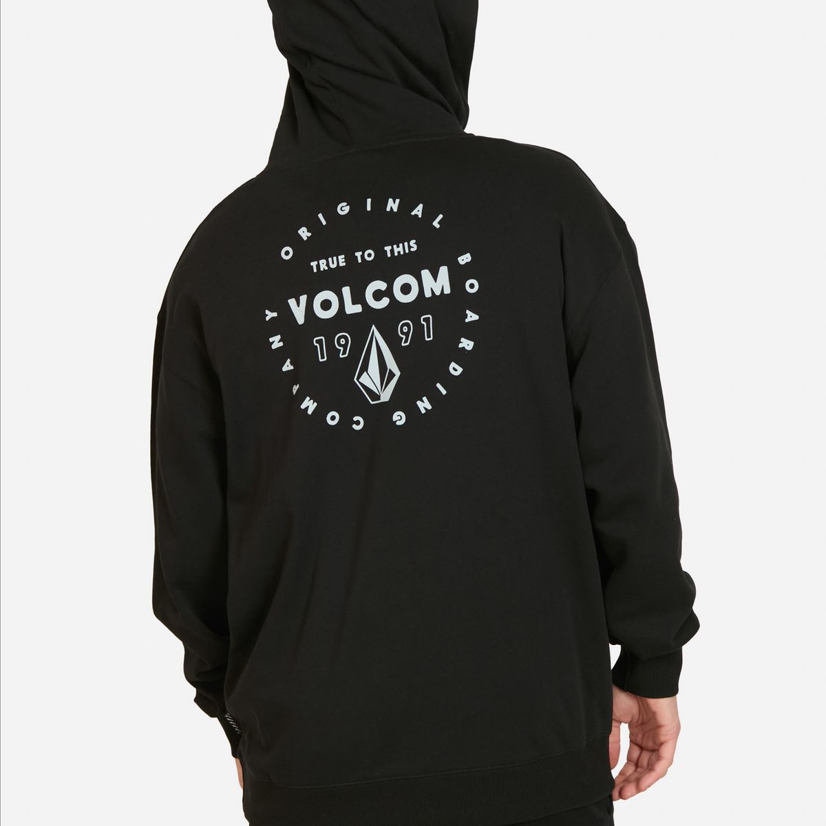 VOLCOM - Poleron Canguro Spin Negro Hombre Volcom - Negro