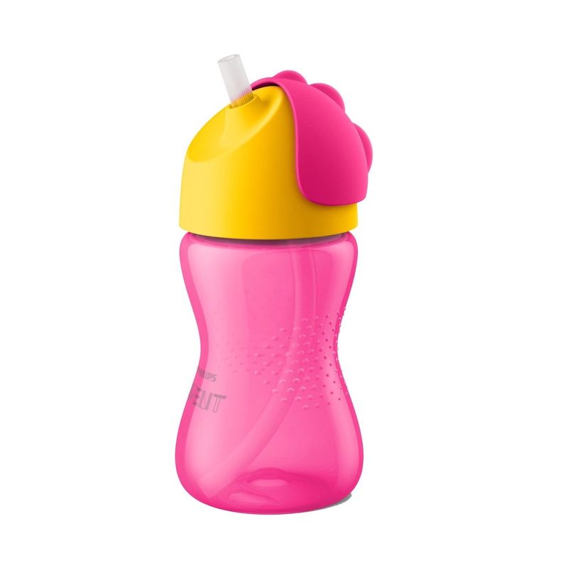 AVENT - Vaso antiderrame Avent Dino 300ml 12m+ Rosa