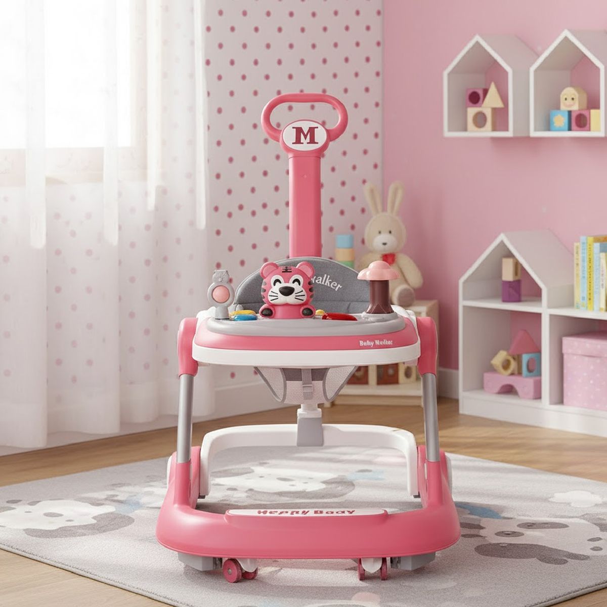 MON PETIT - Andador Caminadora Altura Regulable Bebe Anticaida Musical