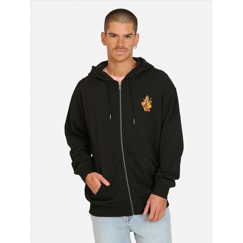 VOLCOM - Poleron FZ Rail Negro Hombre Volcom - Negro