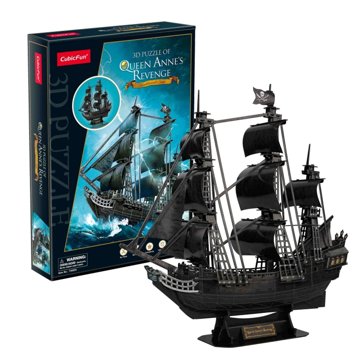 GENERICO - CUBIC T4005H PUZZLE 3D BARCO QUEEN ANNE