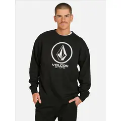 VOLCOM - Poleron CR Volcoment Crew Negro Hombre - Negro
