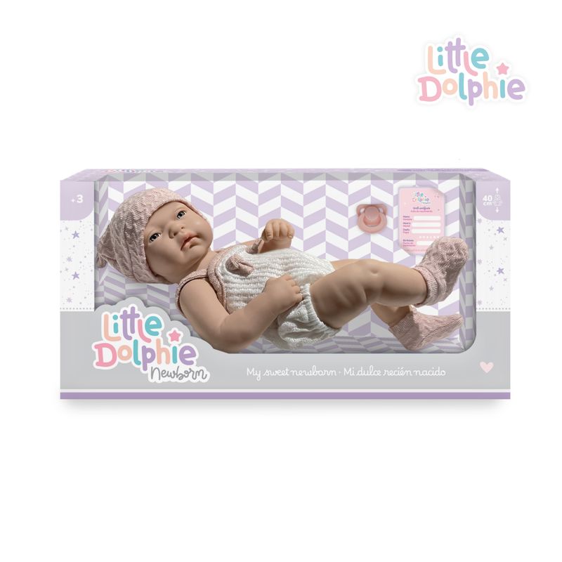 LITTLE DOLPHIE - LITTLE DOLPHIE Muñeca Recién Nacida 40 cm