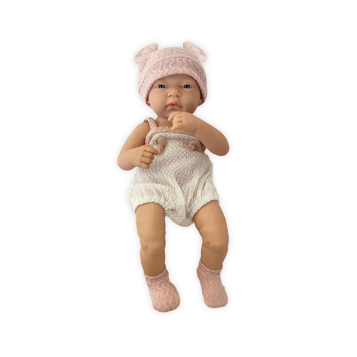 LITTLE DOLPHIE - Muñeca Bebé Reborn Recién Nacida 40 cm Vinilo