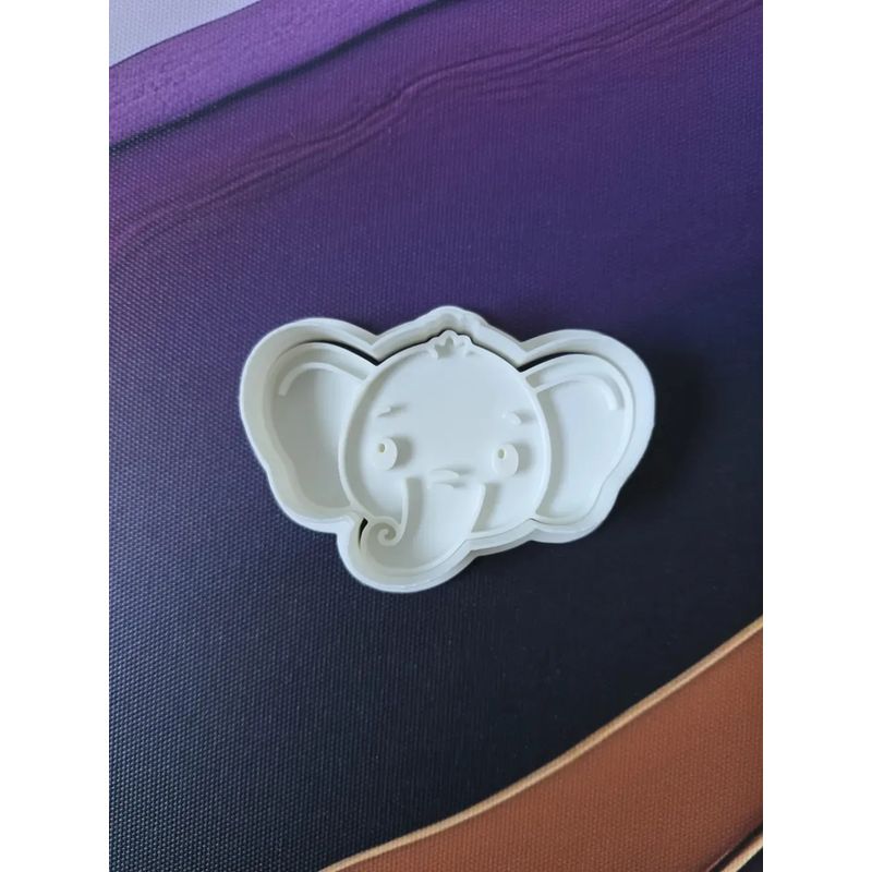 GENERICO - Molde para galletas Rostro Animales - Elefante