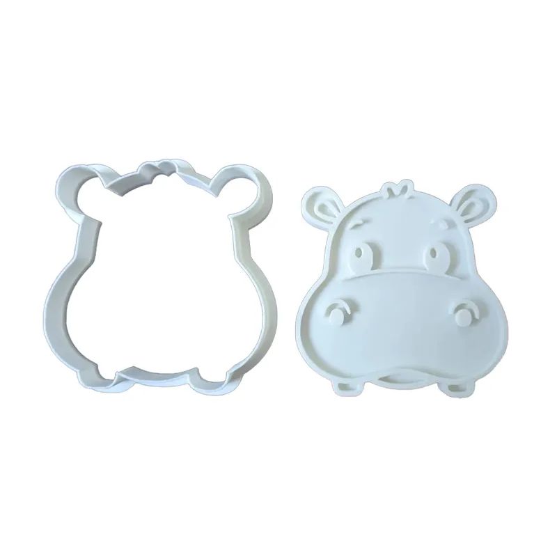 GENERICO - Molde para galletas Rostro Animales - Hipopotamo