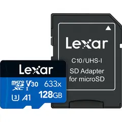 LEXAR - Micro SDXC 128GB High Performance UHS-I 633x C10 U3
