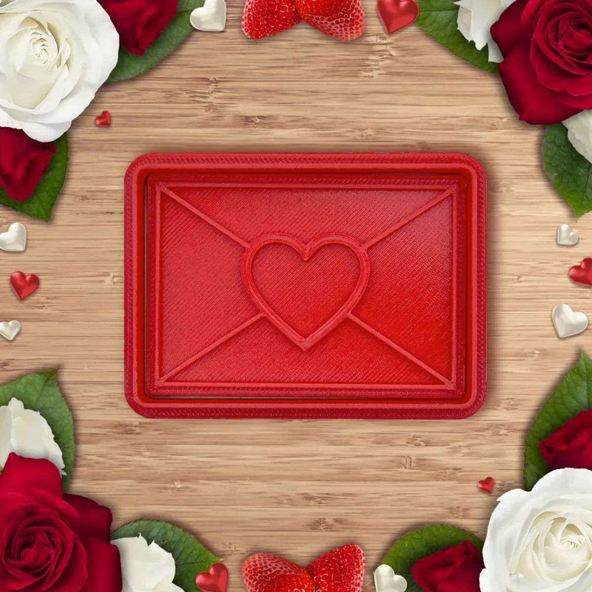 GENERICO - Molde para galletas San Valentin - Carta de Amor