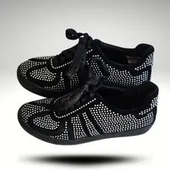 ANNY OUTFITS - Zapatilla Cristales Gamuza Florencia