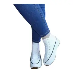 HERIEL - Zapatilla De Lona Con Caña