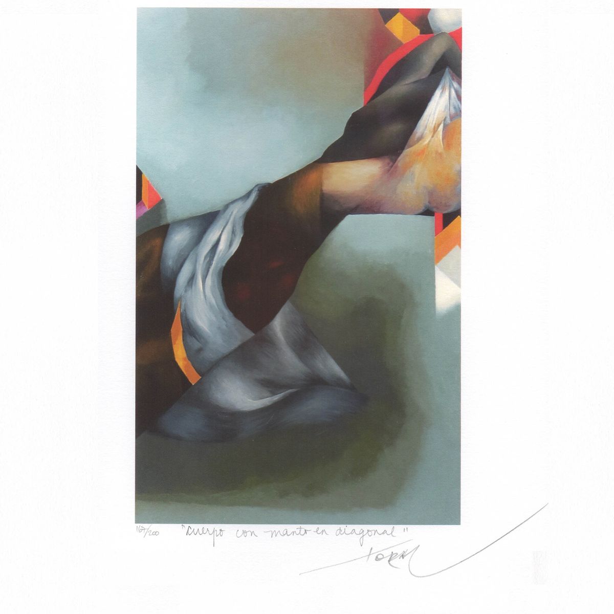 GENERICO - Mario Toral - Cuerpo con manto en diagonal