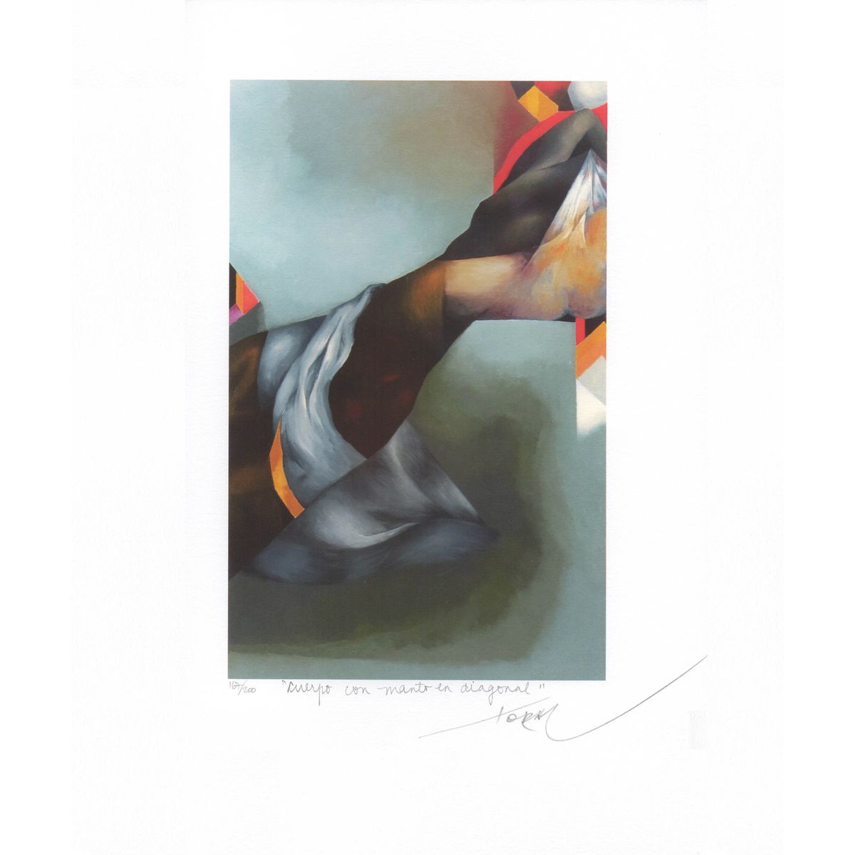 GENERICO - Mario Toral - Cuerpo con manto en diagonal