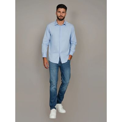 Imagen 2 del producto Camisa Slim Stretch Azul