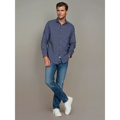 Imagen 2 del producto Camisa Slim Printed Azul