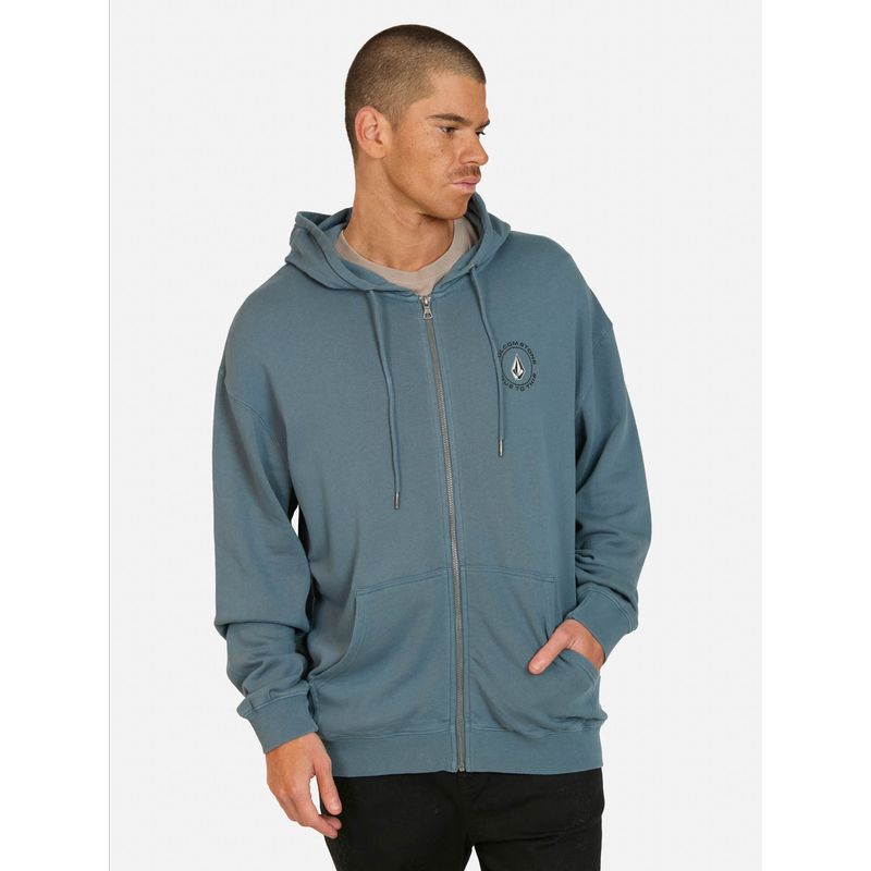 VOLCOM - Poleron FZ Snap Azul Hombre Volcom - Azul