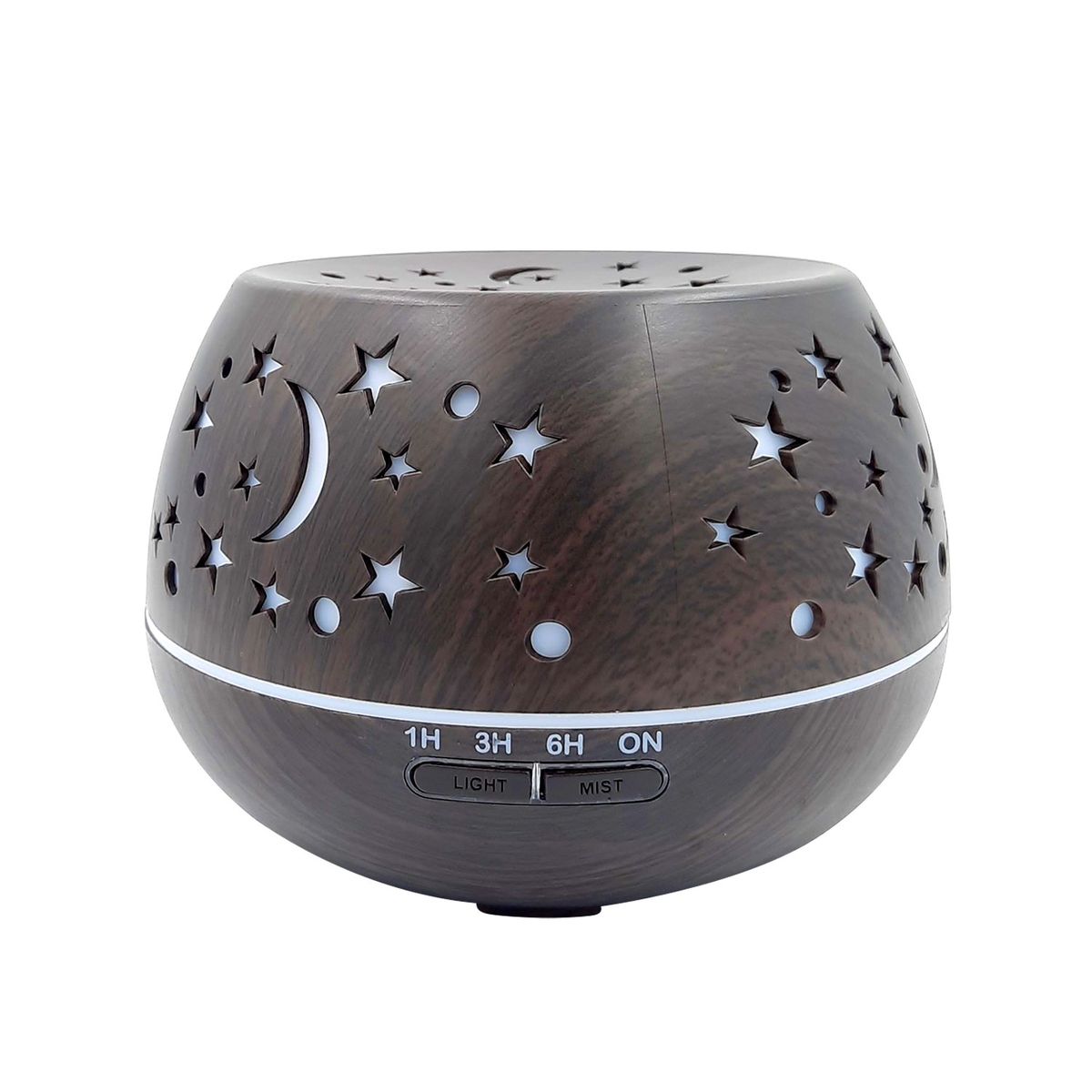 GENERICO - Difusor De Aromas Humidificador PVT 500 ML Apagado Automatico con Atomizador