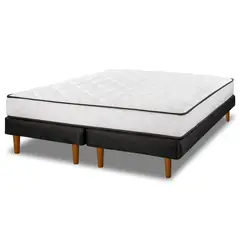 FLEX - Cama Europea New Simple 2 Plazas Base Dividida
