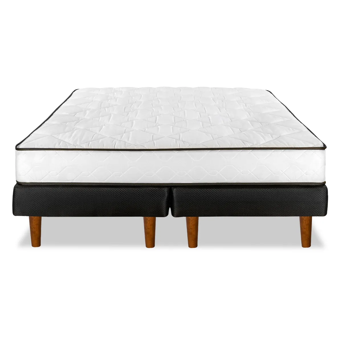 FLEX - Cama Europea New Simple 2 Plazas Base Dividida