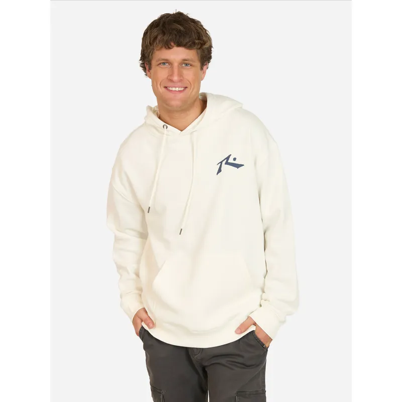 RUSTY - Poleron Canguro Blaze Blanco Hombre Rusty - Blanco
