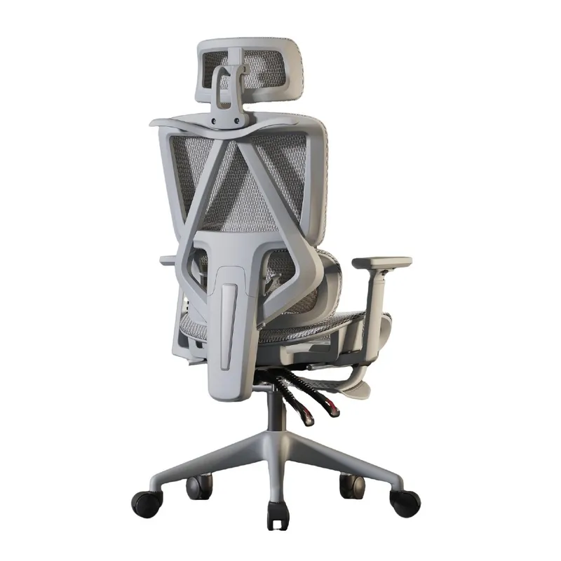 MUNDO MAGIA - Silla De Escritorio Últra Premium Gris Adaptable Reclinable