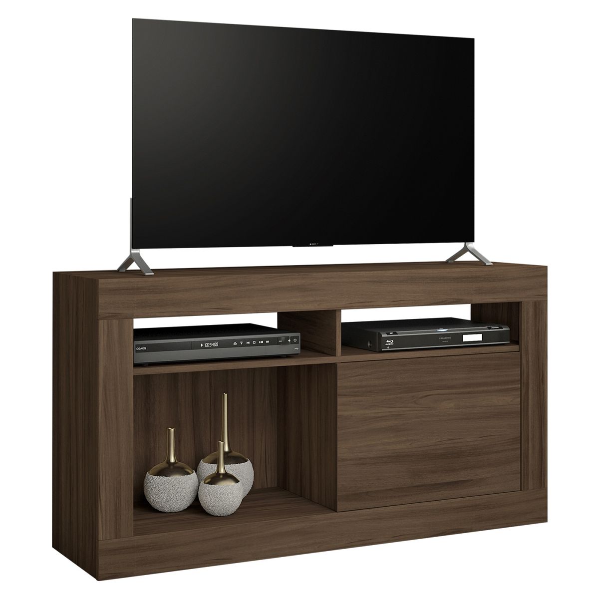 HOME MOBILI - Rack TV 50" Café Acasia Home Mobili