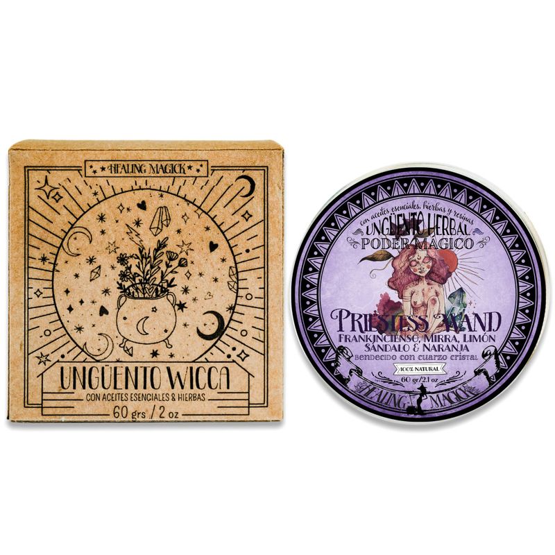 HEALING MAGICK - Priestess Wand Ungüento de la Bruja