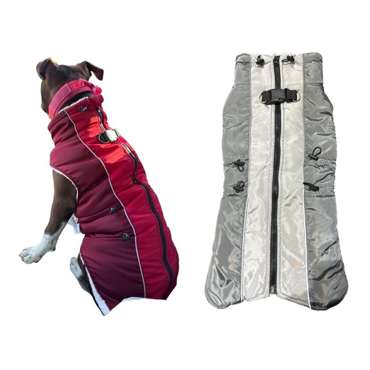 MARBEN PETS - Parka Impermeable Chiporro Ropa Para Perro Pequeño 5xl Gris