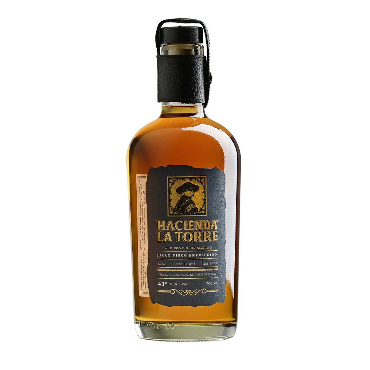 HACIENDA LA TORRE - Pisco Hacienda La Torre Envejecido 43° 700cc