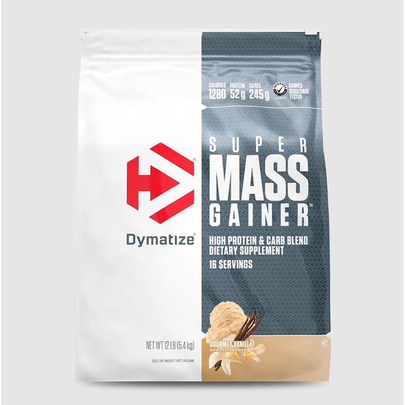 DYMATIZE - SUPER MASS GAINER DYMATIZE - 12 LBS - VAINILLA
