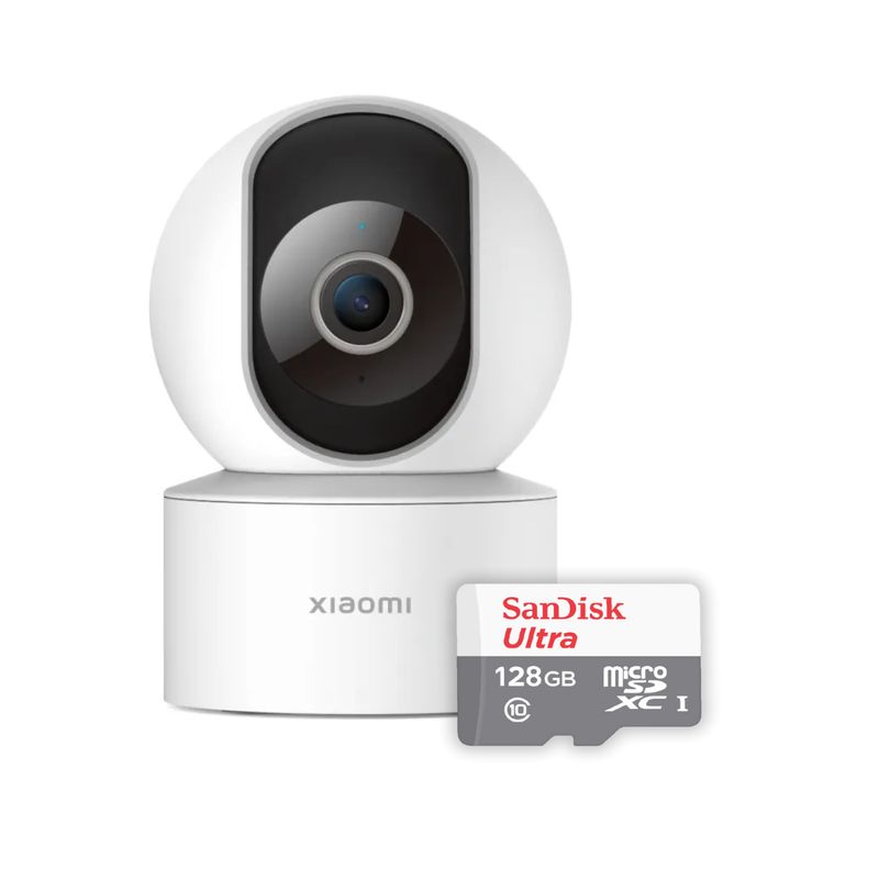 XIAOMI - Cámara Xiaomi Smart C200 + Sandisk MicroSDXC Ultra 128GB