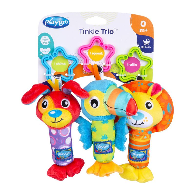PLAYGRO - Sonajeros Tinkle Trio Playgro