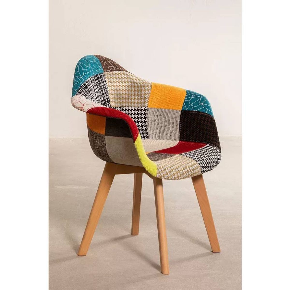 GENERICO - Butaca Patchwork Wood - Naranja