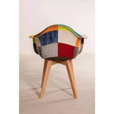 Imagen 2 del producto Butaca Patchwork Wood - Naranja