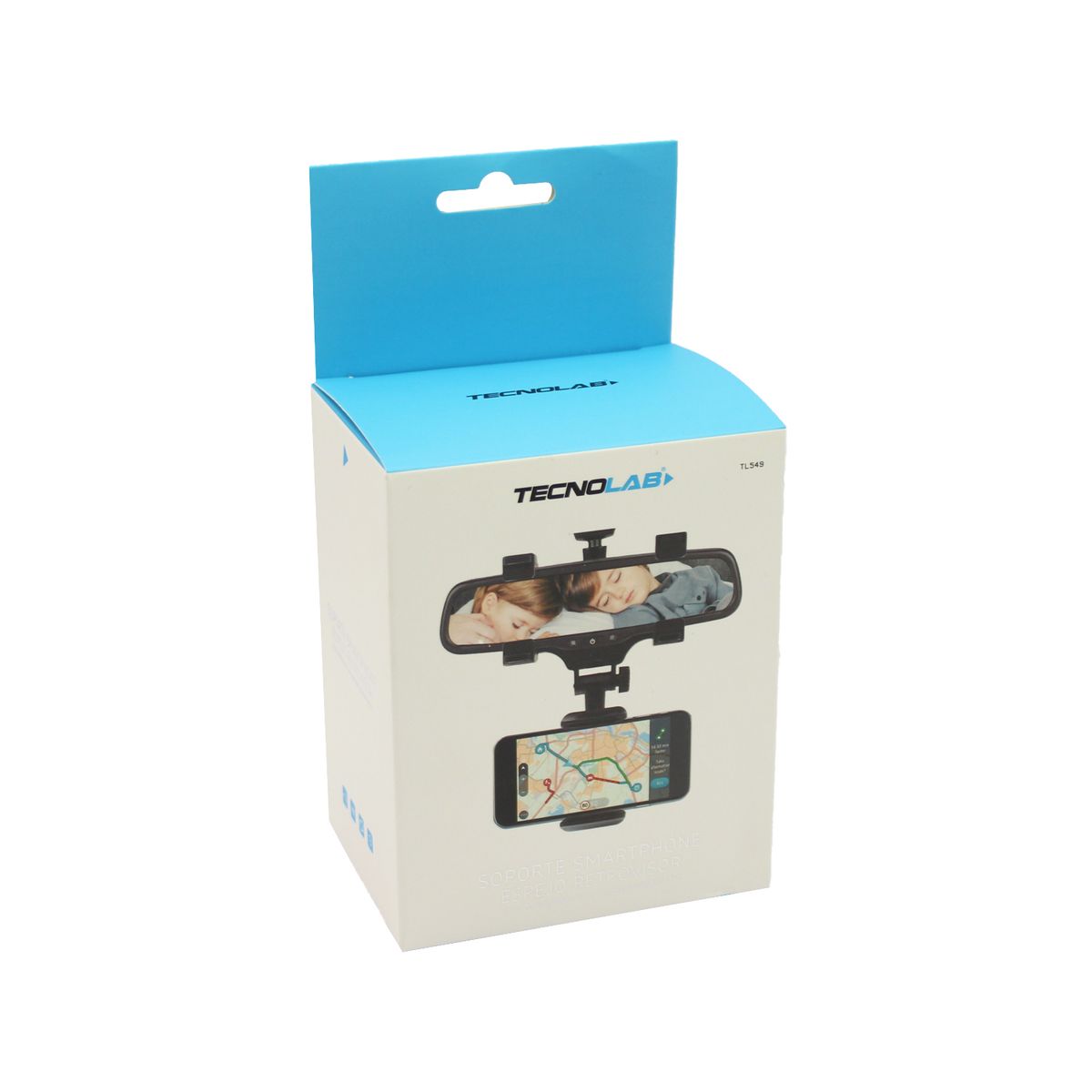 TECNOLAB - SOPORTE UNIVERSAL CELULAR PARA RETROVISOR