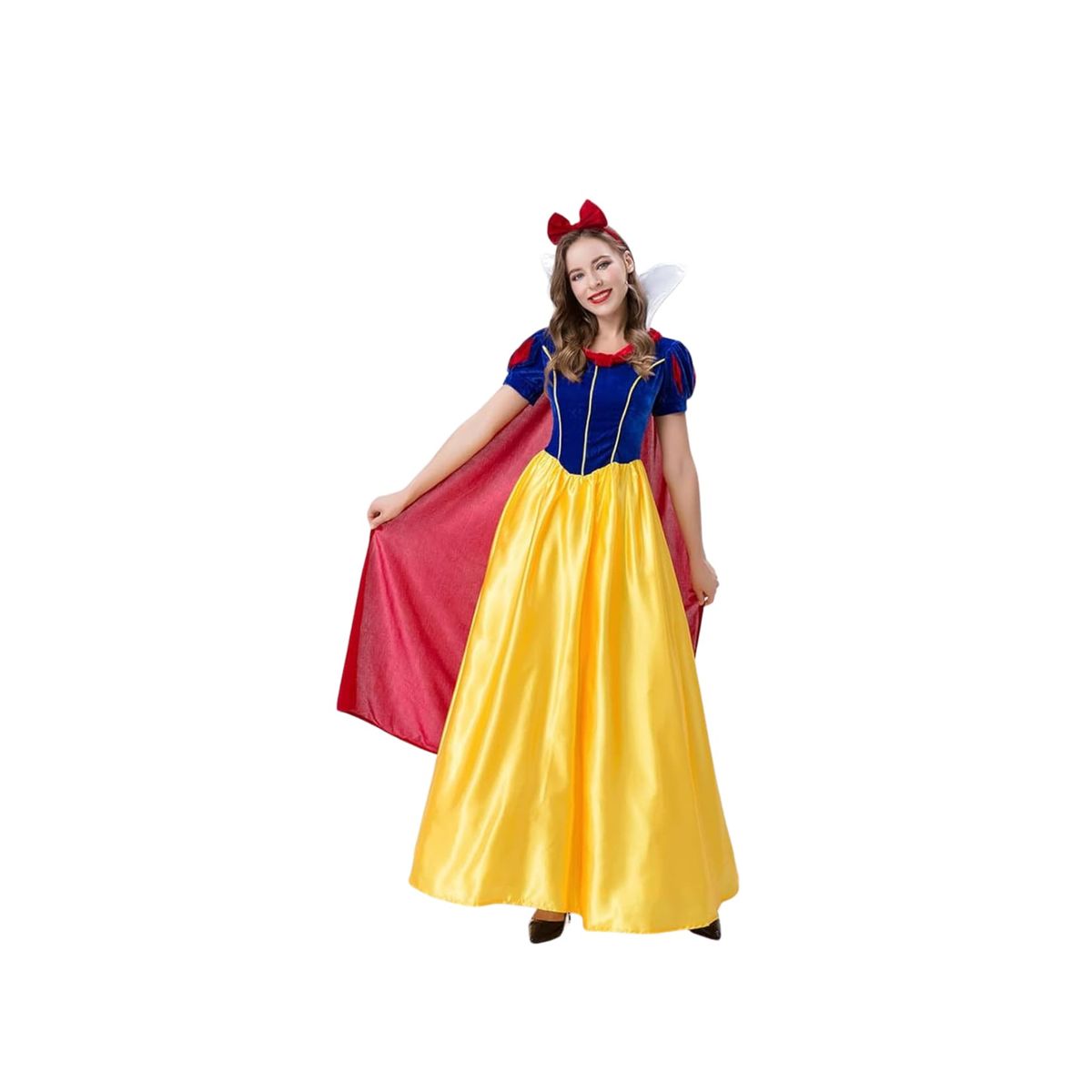 GENERICO - Disfraz Princesa Blancanieves Mujer Cosplay
